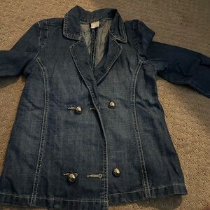 Gymboree Denim Double-Breasted Jacket